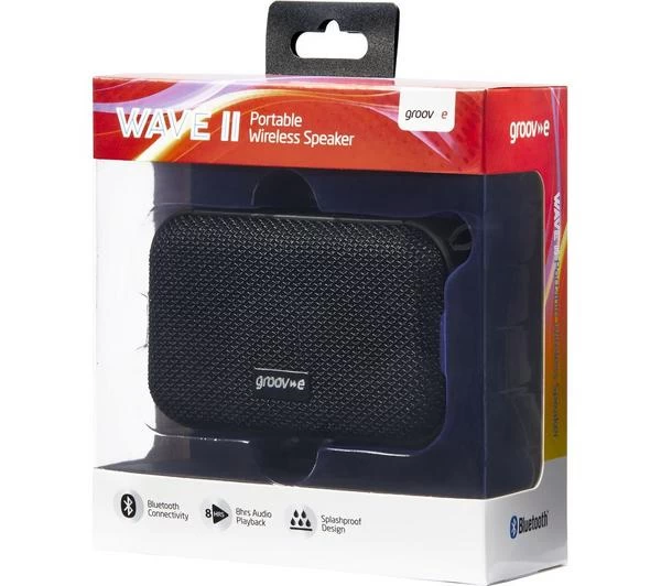 GROOV-E Wave II GVSP462BK Portable Bluetooth Speaker - Black 4 GROOV-E Wave II GVSP462BK Portable Bluetooth Speaker - Black - Image 2