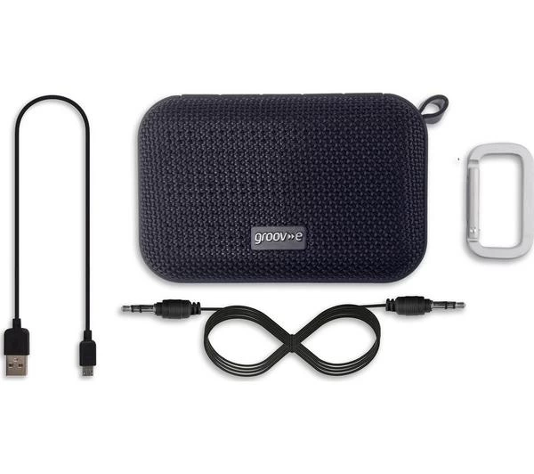 GROOV-E Wave II GVSP462BK Portable Bluetooth Speaker - Black 5 GROOV-E Wave II GVSP462BK Portable Bluetooth Speaker - Black - Image 3