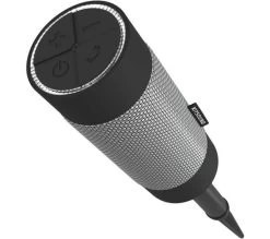 KITSOUND Diggit KSDIGGITBK Portable Bluetooth Speaker - Grey & Black -Audio Bliss Boutique 10213072 005