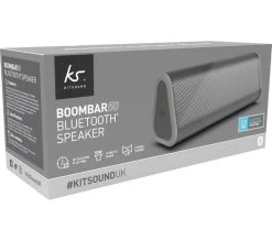 KITSOUND BoomBar 50 Portable Bluetooth Speaker - Grey -Audio Bliss Boutique 10213073 003