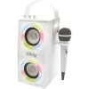 LEXIBOOK IParty BTP180Z Bluetooth Karaoke System - White -Audio Bliss Boutique 10218916