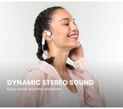 AFTERSHOKZ OpenMove Wireless Bluetooth Headphones - Alpine White -Audio Bliss Boutique 10218960 005