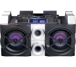 LENCO PMX-150 Megasound Party Speaker - Black & Silver