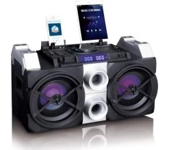 LENCO PMX-150 Megasound Party Speaker - Black & Silver -Audio Bliss Boutique 10220171 010
