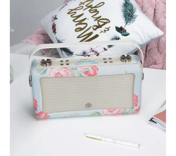 VQ Hepburn Voice Portable Wireless Speaker With Amazon Alexa - Black & Floral 12 VQ Hepburn Voice Portable Wireless Speaker With Amazon Alexa - Black & Floral - Image 10