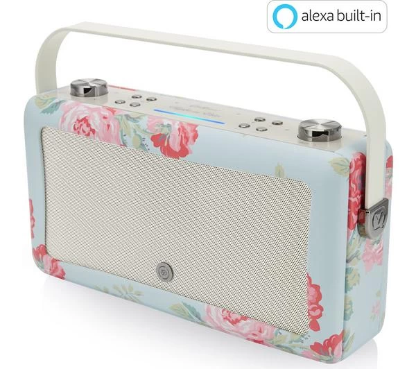 VQ Hepburn Voice Portable Wireless Speaker With Amazon Alexa - Black & Floral 22 VQ Hepburn Voice Portable Wireless Speaker With Amazon Alexa - Black & Floral - Image 20