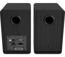 MAJORITY D40 Bluetooth Bookshelf Speakers - Black -Audio Bliss Boutique 10221203 005