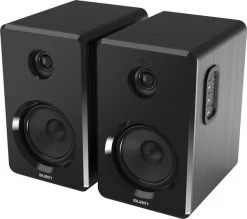 MAJORITY D40 Bluetooth Bookshelf Speakers - Black -Audio Bliss Boutique 10221203 009