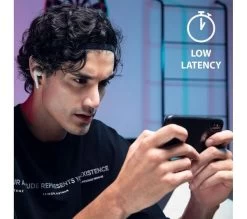 DEFUNC D4242 True Gaming Wireless Bluetooth Earphones - White -Audio Bliss Boutique 10221824 008