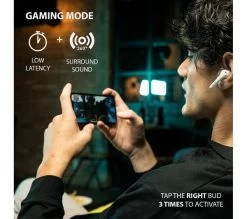 DEFUNC D4242 True Gaming Wireless Bluetooth Earphones - White -Audio Bliss Boutique 10221824 013