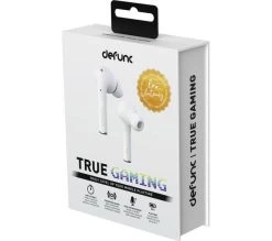 DEFUNC D4242 True Gaming Wireless Bluetooth Earphones - White -Audio Bliss Boutique 10221824 014