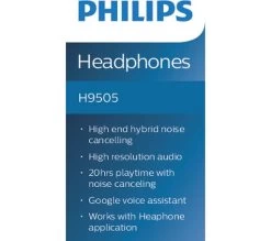 PHILIPS TAH9505BK/00 Wireless Bluetooth Noise-Cancelling Headphones - Black 31 PHILIPS TAH9505BK/00 Wireless Bluetooth Noise-Cancelling Headphones - Black -Audio Bliss Boutique 10222145 023