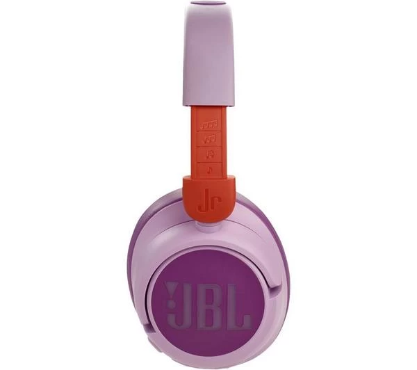 JBL JR 460NC Wireless Bluetooth Noise-Cancelling Kids Headphones - Pink 4 JBL JR 460NC Wireless Bluetooth Noise-Cancelling Kids Headphones - Pink - Image 2