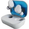 SKULLCANDY Grind S2GTW-P751 Smart Wireless Bluetooth Earbuds With Skull-iQ Voice Control - Light Grey & Blue -Audio Bliss Boutique 10235651