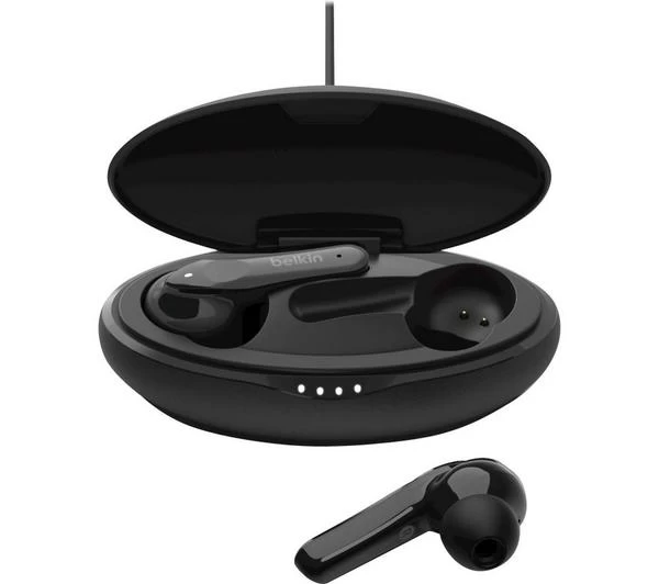 BELKIN SoundForm Move Wireless Bluetooth Earbuds - Black 4 BELKIN SoundForm Move Wireless Bluetooth Earbuds - Black - Image 2