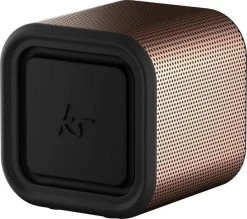 KITSOUND BoomCube 15 Portable Bluetooth Speaker With Google Assistant - Rose Gold
