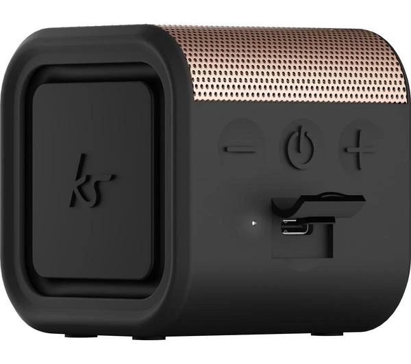 KITSOUND BoomCube 15 Portable Bluetooth Speaker With Google Assistant - Rose Gold 4 KITSOUND BoomCube 15 Portable Bluetooth Speaker With Google Assistant - Rose Gold - Image 2