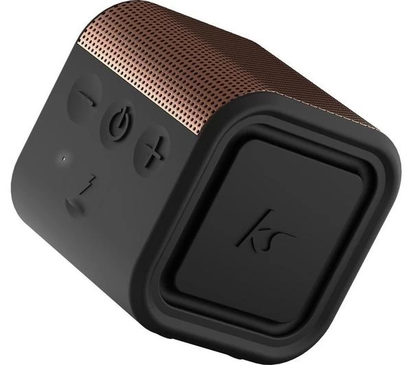 KITSOUND BoomCube 15 Portable Bluetooth Speaker With Google Assistant - Rose Gold 6 KITSOUND BoomCube 15 Portable Bluetooth Speaker With Google Assistant - Rose Gold - Image 4