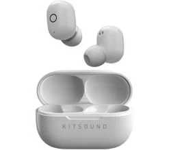 KITSOUND Edge 20 Wireless Bluetooth Earbuds - White -Audio Bliss Boutique 10239341 004