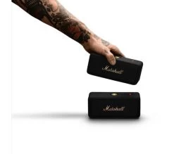 MARSHALL Emberton II Portable Bluetooth Speaker - Black & Brass -Audio Bliss Boutique 10240172 003
