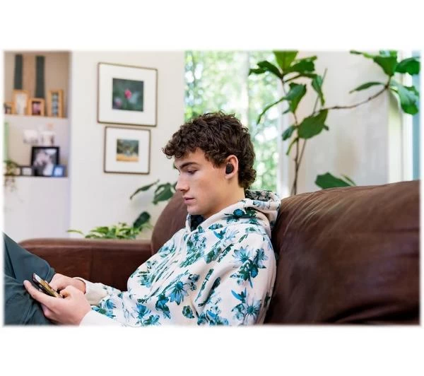 SKULLCANDY Sesh ANC Wireless Bluetooth Noise-Cancelling Earbuds - True Black 12 SKULLCANDY Sesh ANC Wireless Bluetooth Noise-Cancelling Earbuds - True Black - Image 10