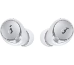 SOUNDCORE Space A40 Wireless Bluetooth Noise-Cancelling Earbuds - White -Audio Bliss Boutique 10242461 002