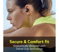 LG TONE Free UTF8 Wireless Bluetooth Noise-Cancelling Sports Earbuds - Black 16 LG TONE Free UTF8 Wireless Bluetooth Noise-Cancelling Sports Earbuds - Black -Audio Bliss Boutique 10242862 004