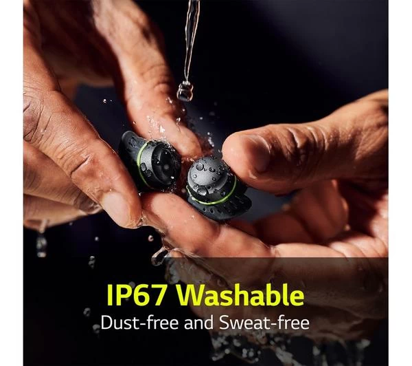 LG TONE Free UTF8 Wireless Bluetooth Noise-Cancelling Sports Earbuds - Black 8 LG TONE Free UTF8 Wireless Bluetooth Noise-Cancelling Sports Earbuds - Black - Image 6