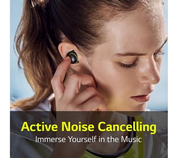 LG TONE Free UTF8 Wireless Bluetooth Noise-Cancelling Sports Earbuds - Black 11 LG TONE Free UTF8 Wireless Bluetooth Noise-Cancelling Sports Earbuds - Black - Image 9
