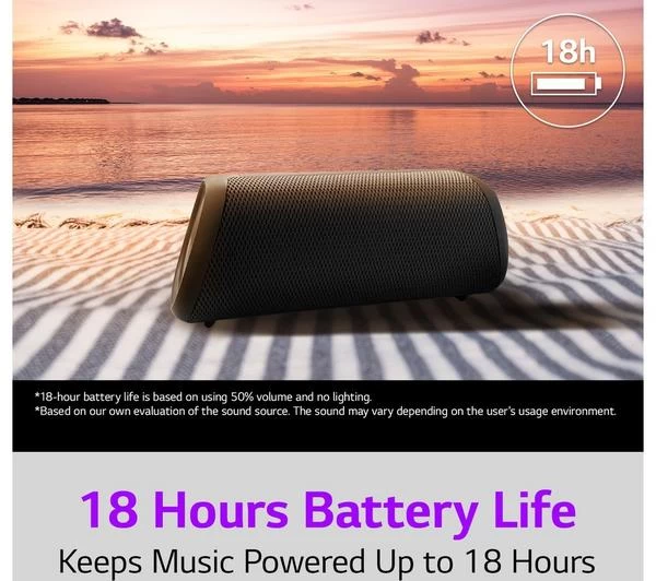 LG XBOOM Go XG5Q Portable Bluetooth Speaker - Black 11 LG XBOOM Go XG5Q Portable Bluetooth Speaker - Black - Image 9