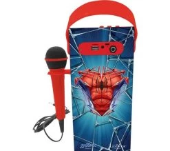 LEXIBOOK BTP180SPZ-00 Bluetooth Karaoke System - Marvel Spider-Man -Audio Bliss Boutique 10245685 002