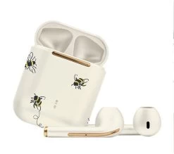 VQ Wren Wireless Bluetooth Earbuds - Cath Kidston Bees -Audio Bliss Boutique 10247648 005