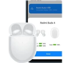 XIAOMI Redmi Buds 4 Wireless Bluetooth Noise-Cancelling Earbuds - White -Audio Bliss Boutique 10247809 005