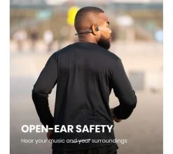 SHOKZ OpenRun Wireless Bluetooth Sports Headphones - Black 15 SHOKZ OpenRun Wireless Bluetooth Sports Headphones - Black -Audio Bliss Boutique 10249468 003