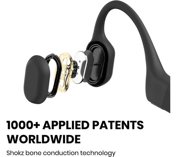 SHOKZ OpenRun Wireless Bluetooth Sports Headphones - Black 9 SHOKZ OpenRun Wireless Bluetooth Sports Headphones - Black - Image 7