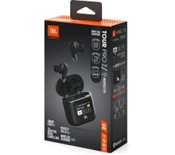 JBL Tour Pro 2 Wireless Bluetooth Noise-Cancelling Earbuds - Black -Audio Bliss Boutique 10250028 011