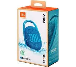 JBL Clip 4 Eco Portable Bluetooth Speaker - Blue -Audio Bliss Boutique 10250052 005