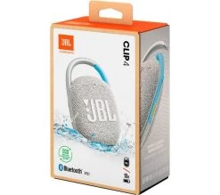 JBL Clip 4 Eco Portable Bluetooth Speaker - White -Audio Bliss Boutique 10250054 006