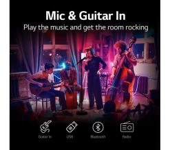 LG XBOOM RNC5 Bluetooth Megasound Party Speaker - Black -Audio Bliss Boutique 10250504 009