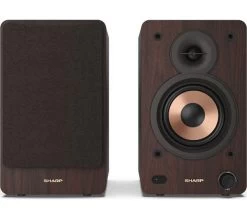 SHARP CP-SS30 Bluetooth Speaker - Brown