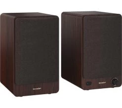 SHARP CP-SS30 Bluetooth Speaker - Brown -Audio Bliss Boutique 10250891 002