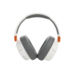 JBL JR 460NC Wireless Over-Ear Noise Cancelling Kids Headphones (White) -Audio Bliss Boutique 4.JBL JR460NC Product 20Image Back White