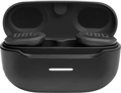 JBL Endurance Race TWS True Wireless Active Sports Earbuds 40 JBL Endurance Race TWS True Wireless Active Sports Earbuds -Audio Bliss Boutique 6.JBL EnduranceRace ProductImage CaseOpen Black