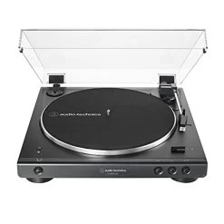 Audio-Technica AT-LP60XBT-USB-BK Fully Automatic Belt-Drive Stereo Turntable With Bluetooth And USB