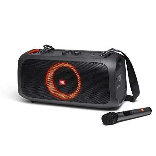 JBL PartyBox On-The-Go Portable Party Speaker With Built-in Lights And Wireless Mic 3 JBL PartyBox On-The-Go Portable Party Speaker With Built-in Lights And Wireless Mic