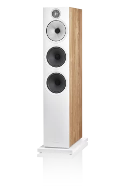 Bowers & Wilkins 603 S3 Floorstanding Speakers (Each) 26 Bowers & Wilkins 603 S3 Floorstanding Speakers (Each) -Audio Bliss Boutique B W 603S3OakAngledGrilleOff