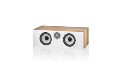 Bowers & Wilkins HTM6 S3 Center Channel Speaker -Audio Bliss Boutique B W HTM6S3OakAngledGrilleOff