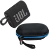 JBL GO 3 Portable Waterproof Speaker With Deluxe GSport Hardshell Case -Audio Bliss Boutique Black