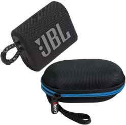 JBL GO 3 Portable Waterproof Speaker With Deluxe GSport Hardshell Case