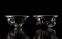 GoldenEar Invisa HTR 8000 Ceiling-Mounted L/C/R Speakern (Each) -Audio Bliss Boutique HTR8000Black Profile1.1